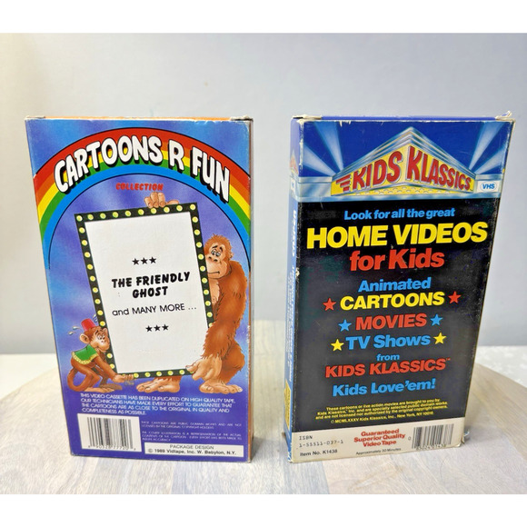 Cartoons R Fun "CASPER" The Friendly Ghost VHS 1 - Picture 2 of 3